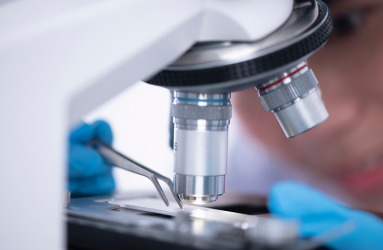 Microscops stock image