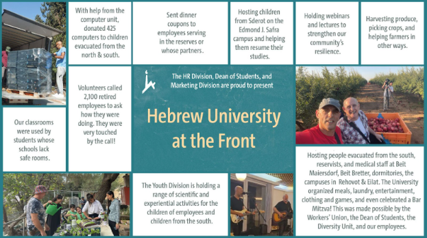 Hebrew University at the Front