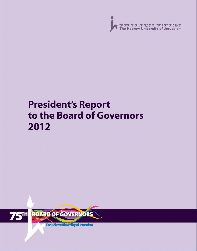 Presidents Report 2012