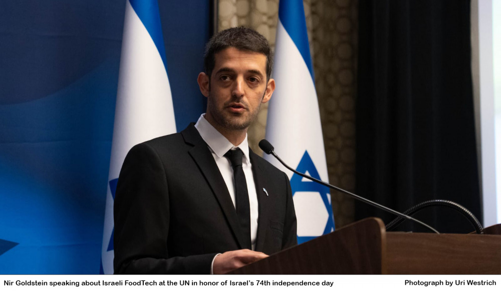 Nir Goldstein speaking at the United Nations