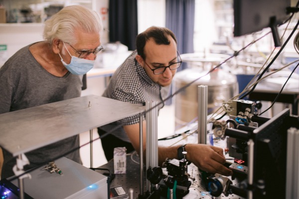 At work in the lab