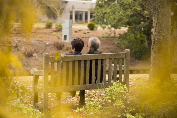 People on Bench