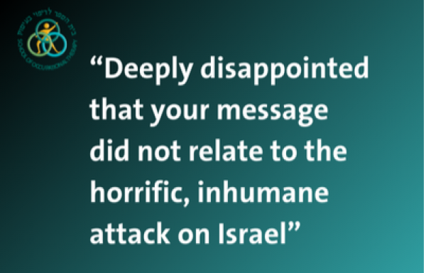 Occupational Therapists at Hebrew University Call on WFOT to Address Recent Hamas Attack on Israel