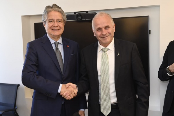 Ecuador President & Asher Cohen